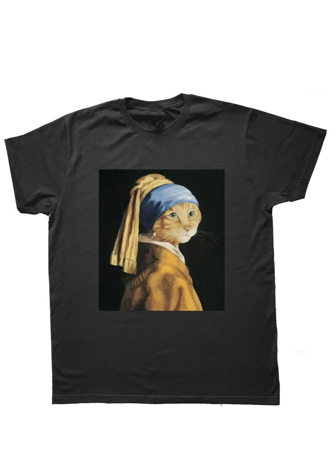 t shirt maglietta gatto ragazza col turbante