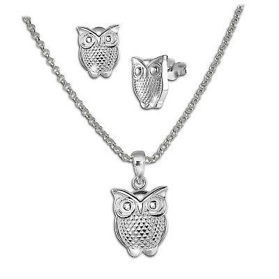 teenie weenie gufo collana e orecchini bambini