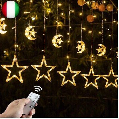tenda luci led di natale 138leds 2m