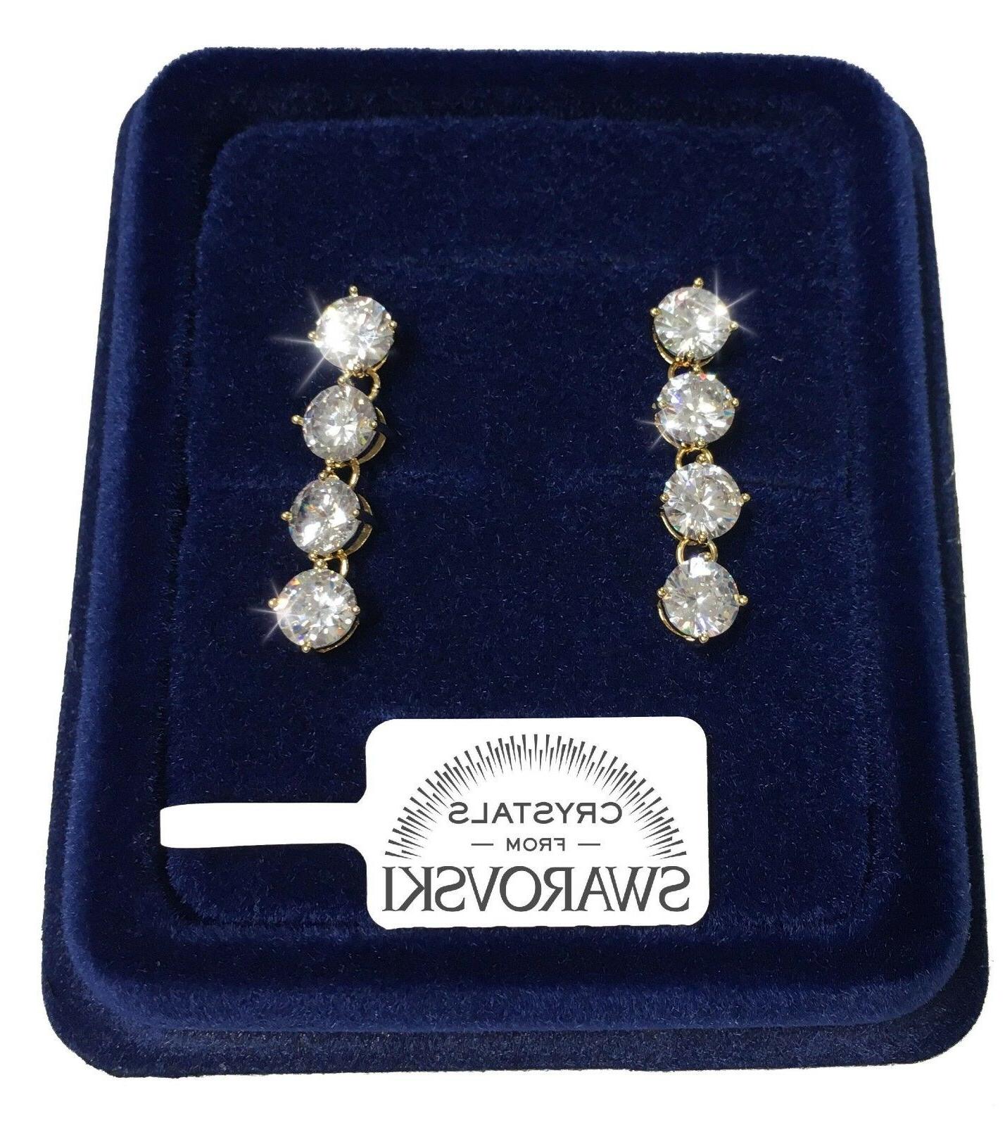 tennis 4rotond orecchini donna pl oro giallo