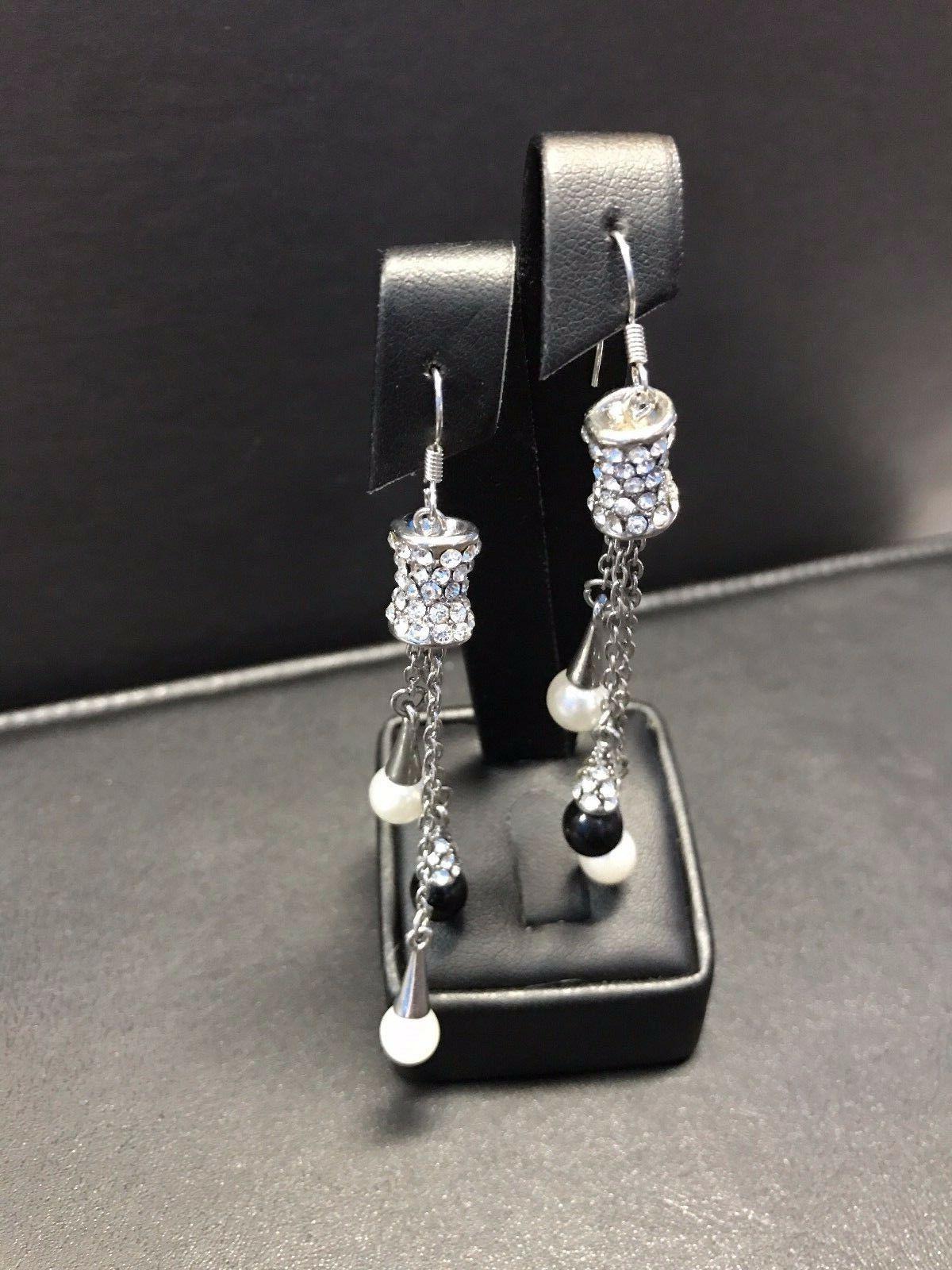 time of vintage orecchini donna con perle