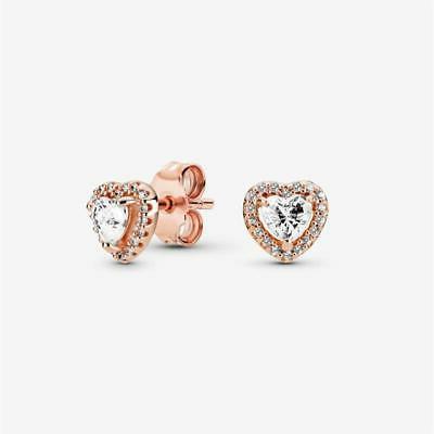 timeless orecchini sublimi cuore 14 carato rosato