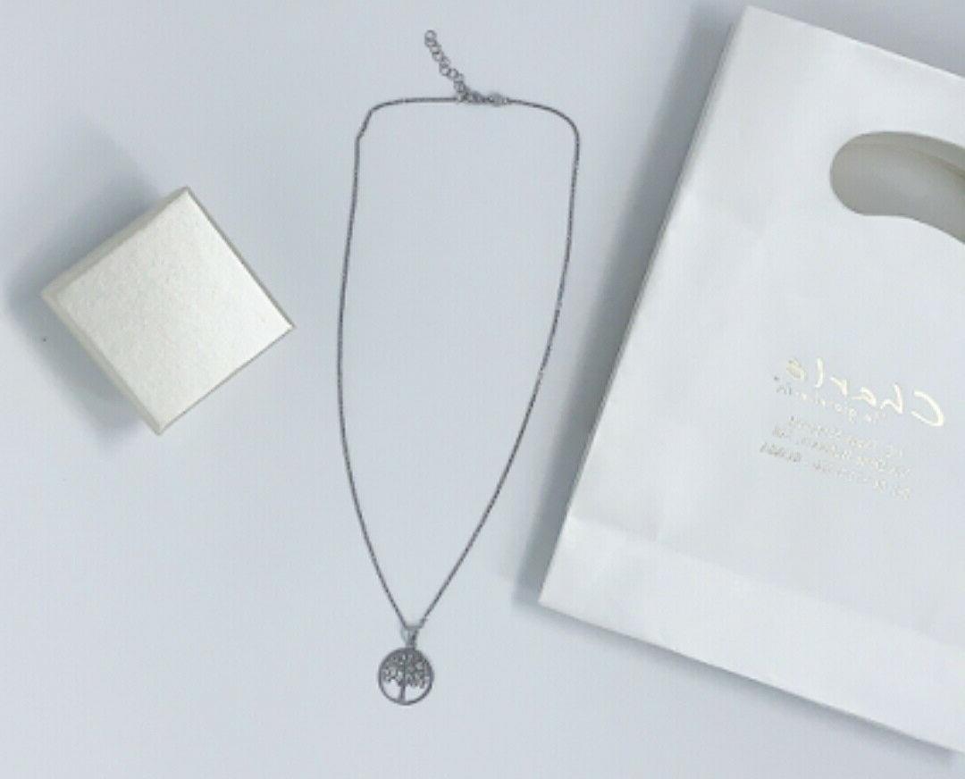 titolo collana e orecchini donna ciondolo albero