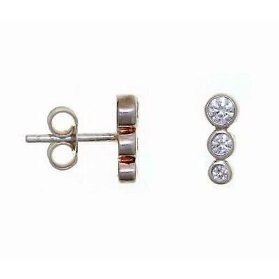 toc argento sterling 9mm trilogy orecchini a