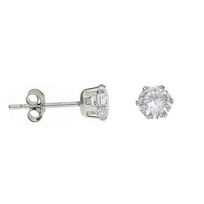 toc argento sterling rotondo orecchini a perno