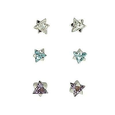 toc argento sterling set di tre a