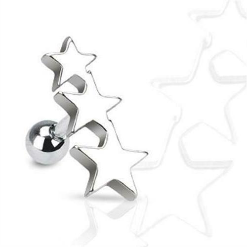tragus helix conchiglia orecchini a farfalla piercing