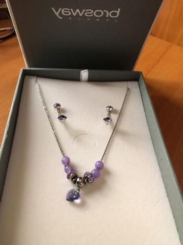 tres jolie collana orecchini