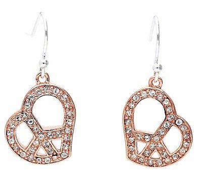 ube80956 paio orecchini amore e pace donna