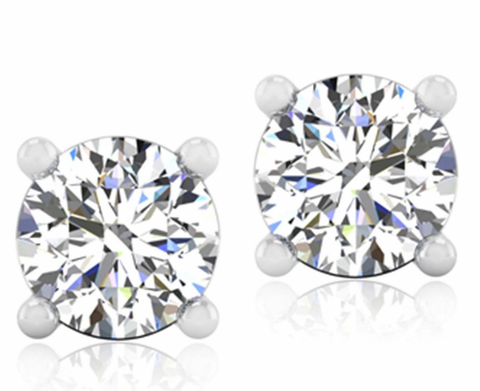 vero 2 00 carati diamante orecchini borchie