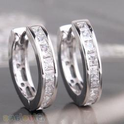 LC_ da uomo semplice stile placcato argento piccolo rotondo 