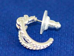 Swarovski Lifelong Orecchini, Color Argento, Rodiato Nuovo c