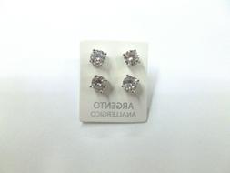 Vero Argento 925 Brillantino Punto Luce Zirconia Cubic