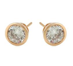 A Farfalla Con Cristallo Swarovski 750er Oro 18k Placcato Or