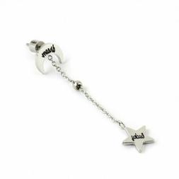 MARLU' MONO ORECCHINO PENDENTE LUNA E STELLA 18OR064