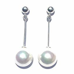 A Perno Con Perla Argentata 925/1000