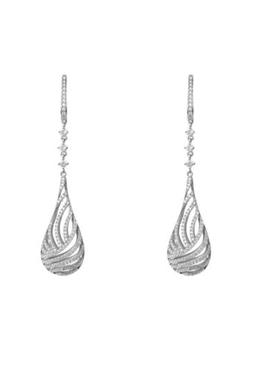Bianco Argento Pendente Sposa Matrimonio