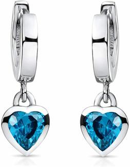 A Cerchio Per Bambini, In Argento 925 Con Zirconi, A Blu