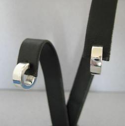 Messicano 925 Argento Taxco Lucido Mini Spesso Classico Eleg