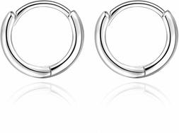 Cerchio Piccoli Argento 925 Sterling Orecchino