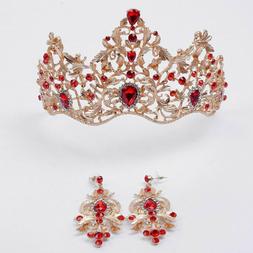 Moda Barocco Corona Magnificent Sposa Tiara Cristallo Matrim