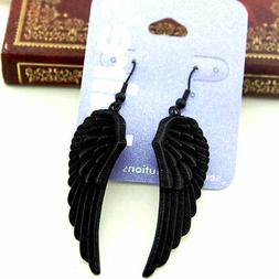 Molto particolare vintage punk goth stile retr&ograve; nero ali d'