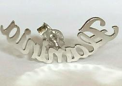 MONO ORECCHINO ARGENTO 925 FLAMINIA SINGOLO CON NOME