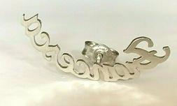 MONO ORECCHINO ARGENTO 925 FRANCESCA  SINGOLO CON NOME