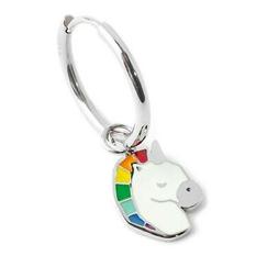 MONO ORECCHINO MARLU CON PENDENTE UNICORNO 'KEEP DREAMING'