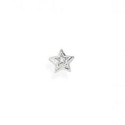 Mono orecchino Amen Donna EB3 Argento Argento Zirconia