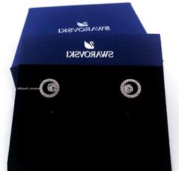 New Authentic SWAROVSKI Rose Gold Creativity Circle PE Stud 