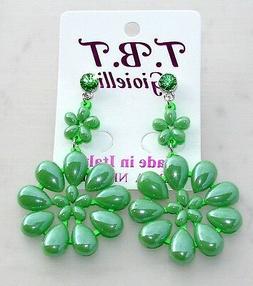 new orecchini fiori punto luce grandi pendenti