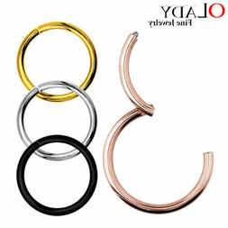 A Cerchio Tragus Cartilagine Orecchino In Titanio...