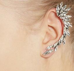 Nuovo Ear Cuff Clip ORECCHINO Cristallo Strass Orecchio Diri