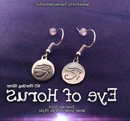 Occhio di Horus orecchini,  argento sterling 925 stile Egizi