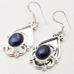 Onice Nera Gemma Etnico Gioielli Handmade Goccia/Pendenti Or