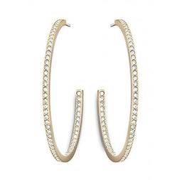 5017089 Hoops Cerchi Cerchioni Oro Rosa Cristalli New + Box