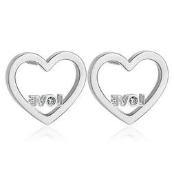 A Bottone Acciaio Cuori S'agapo Pretty Spe22   Vp15
