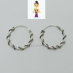 A Cerchio 20mm In Argento Baly Staile Boho Stile Uomo Donna