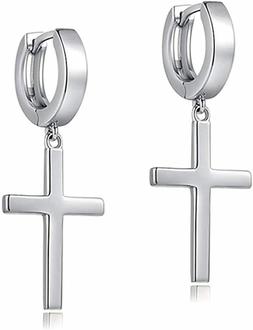 A Cerchio A Forma Di Croce, In Argento Sterling 925, Con Cio