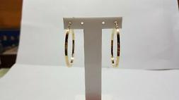 A Cerchio A Sezione Quadrata In Oro Giallo 750 18kt 2 Grammi