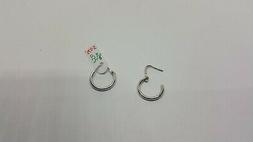 A Cerchio A Sezione Tonda In Oro Giallo 750 18kt 2,6 Grammi