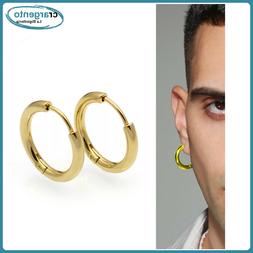 A Cerchio Acciaio Orecchino Uomo In Da Singolo Cerchietto Pi