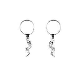 A Cerchio Argento 925 Cerchietto Pendente Serpentino Donna B