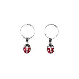 A Cerchio Argento 925 Cerchietto Pendente Coccinella Donna B