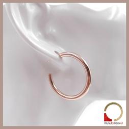 A Cerchio Creole In Argento 925 Da Donna Creola Rodio Oro Ro