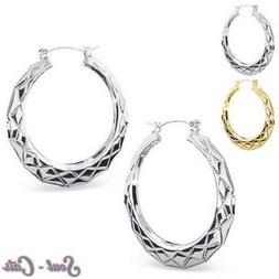 A Cerchio Decorato Con Acciaio Inox &Oslash;5cm Oro Argento Grande