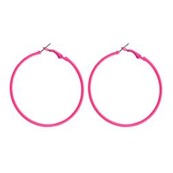 A Cerchio Geometrico Rosato Fashion Dangler Grandi Orecchini