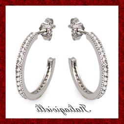 A Cerchio Gioielli Donna In Argento 925 Rodiato Oro Bianco