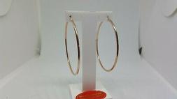 A Cerchio Grande Dimensione  Oro Rose' Rosa 750 18kt 3,2 Gra